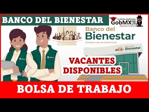 banco del bienestar bolsa de empleo y vacantes 2024