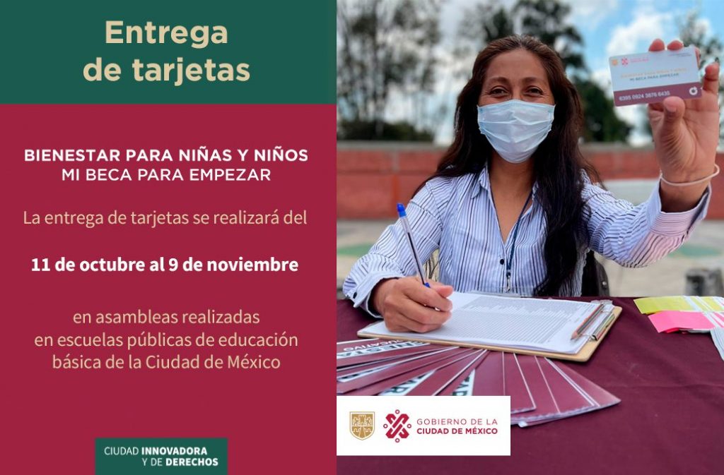 beca bienestar para ninas y ninos entrega de tarjetas 2024