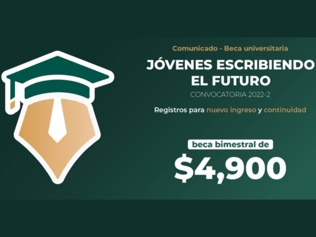 beca jovenes escribiendo el futuro amlo guia 2024
