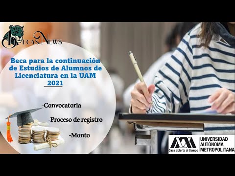 beca uam 2024 2025 continuacion de estudios licenciatura