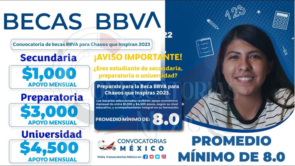 becas bbva apoyo a chavos que inspiran con oportunidades