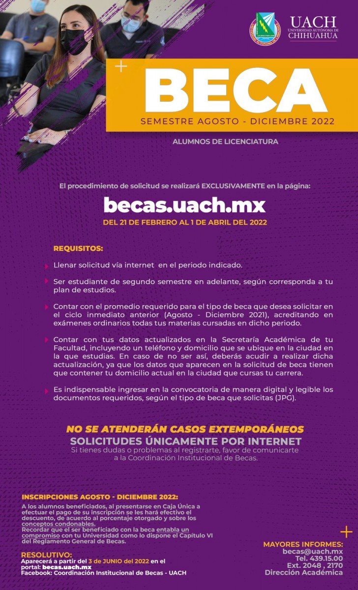 becas en la uach oportunidades para tu formacion academica