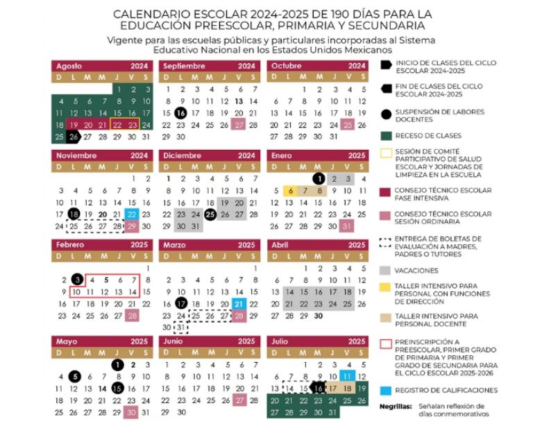 calendario escolar durango 2024 fechas y eventos clave