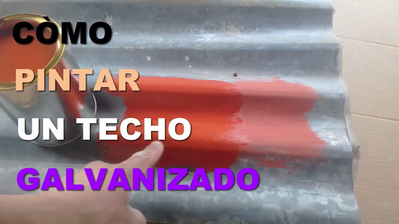 como pintar chapa galvanizada con pintura aislante