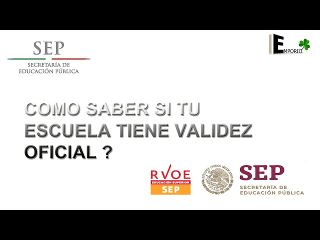 Cómo saber si una prepa tiene validez oficial SEP 2 como saber si una prepa tiene validez oficial sep