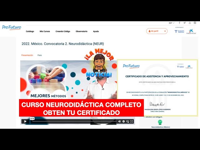 cursos profuturo 2024 2025 forma y certifica a docentes