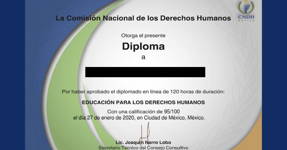 Diplomado Educación para los Derechos Humanos CNDH 2026 2 diplomado educacion para los derechos humanos cndh 2024