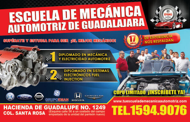 donde estudiar mecanica automotriz en guadalajara 2024