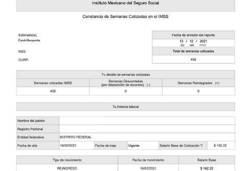 imss digital semanas cotizadas