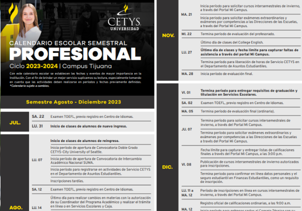 inscripciones cetys 2024 fechas examen y proceso completo