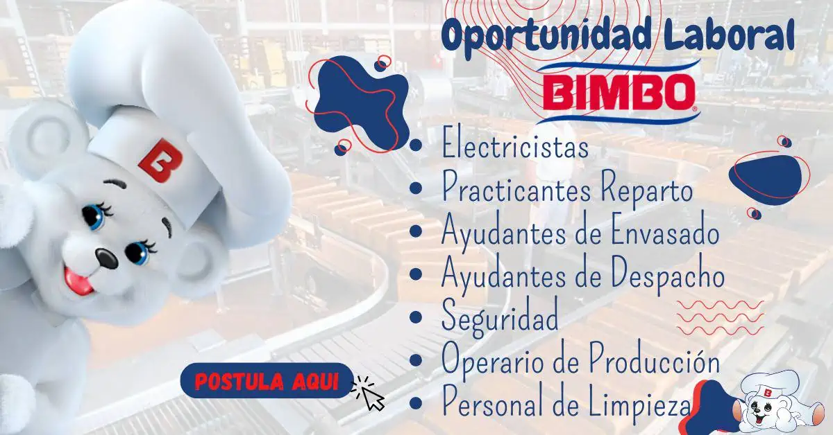 promotor de bimbo en autoservicio unete sin