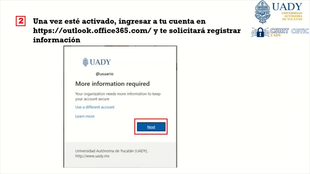 que es el correo institucional uady
