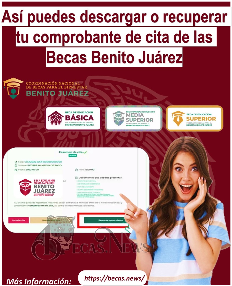 recuperar citas becas benito juarez comprobante 2024
