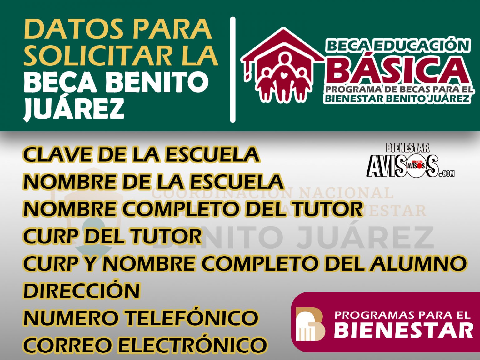 registro en linea para becas benito juarez en preescolar