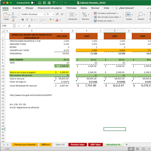 simulador pension imss como calcular tu pension 2024