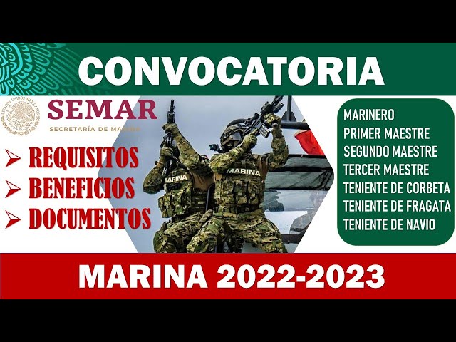sueldos y convocatorias para la marina semar 2024 2025