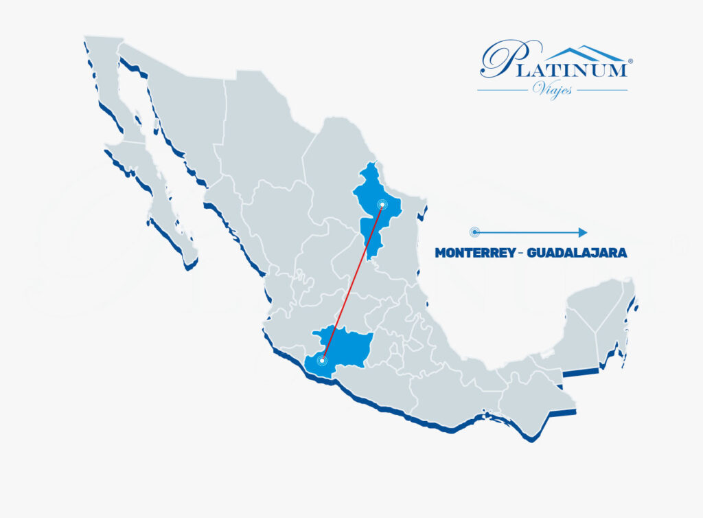 Tiempo de vuelo de Guadalajara a Monterrey: Duración 2 tiempo de vuelo de guadalajara a monterrey duracion