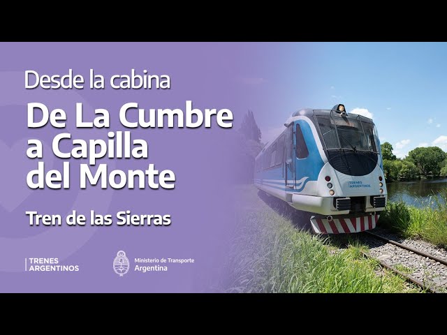 tren cordoba capilla del monte horarios y recorrido